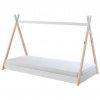MID.YOU DOMČEKOVÁ POSTEĽ, 90/200 cm biela, farba borovice - Online Only detský nábytok - 001315002802