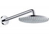 HansGrohe Raindance - Horná sprcha S 240 Air 1jet EcoSmart 9 l/min s ramenom sprchy 390 mm, chróm 27461000