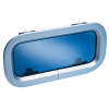 LEWMAR Standard Portlight - veľkosť 5, otváracie kajutové okno 393520500 NEW ST 5 GRY SLV PORTLIGHT