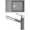 Set Franke G195 (dřez MRG 611-78 BB Šedý kámen + baterie FC 3055.084 ORBIT Chrom/Šedý kámen) 114.0650.634