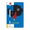 LEGO Stationery Zápisník A5 s modrým perem Imagine