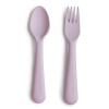 Mushie Detský príbor lyžička a vidlička Soft Lilac
