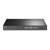 TP-Link TL-SG1218MPE Řízený L2 Gigabit Ethernet (10/100/1000) Podpora napájení po Ethernetu (PoE) 1U Černá
