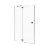 JIKA H2544240026681 PURE sprchové dvere s pevným segmentom 100 cm, ľavé
