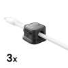 Joyroom JR-ZS368 Magnetický organizér káblov 3 ks čierny