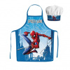 Dětská zástěra s kuchařskou čepicí Spiderman Marvel III