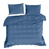 POSTEĽNÁ SÚPRAVA DINA 220X200 CM, 2 KS. 70X80 CM MODRÁ NAVY
