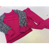 Detský merino termoset ALJAŠKA /mandala, pink/ Veľkosť: 92/98