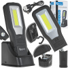 Geko Dielenská lampa POWERBANK s magnetom a reguláciou + nabíjacia stanica LED COB 10 W + 5 W 2000 mAh 550 lm IP54 (10/20)