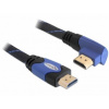 Delock Kabel High Speed HDMI s Ethernetem – HDMI A samec > HDMI A samec pravoúhlý 1 m 82955