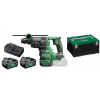 HiKOKI DH1826DAWPZ Akumulátorové vŕtacie a sekacie kladivo, SDS-Plus, (18V/2x5.0Ah)