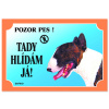 Dafiko Tabulka Tady hlídám! Bulterier 1ks