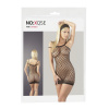 NO:XQSE - Sieťované mini šaty na sex - čierne (S-L)
