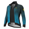 ALÉ Cycling Clothing ALÉ PR-S Storm Jacket, Tourquoise/ Black Veľkosť: XL Pánska zateplená cyklistická bunda s integrovanou vestou
