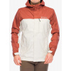 Nepremokavá bunda Columbia Pouring Adventure II Jacket - dark stone/auburn