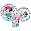 Sada plastového riadu s kelímkom Minnie Mouse