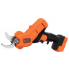 Black a Decker BCPP18D1-QW akumulátor Akumulátorové zahradnické nůžky plus akumulátor, vč. nabíječky 18 V Li-Ion