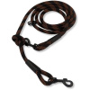 PafDog prepínacie extra pevné nastaviteľné vodidlo 14 mm, 2,5 m, čierno-hnedé