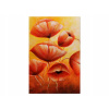 Obrázok 60x90 Retro Vintage červeného maku kvety (Obrázok 60x90 Retro Vintage červeného maku kvety)