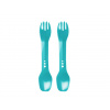 Lifeventure Ellipse Spork - 2ks multifunkční příbor (lžíce, vidlička, nůž) Teal