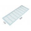 SRL - ALFA vetracia mriežka 150 x 800 mm BIL - biela lesklá (RAL 9010) | MP-KOVANIA.sk