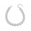 For Silver Geometrický náramok z kruhov zdobených AAA zirkónmi - Striebro 925