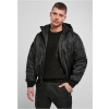 Bomber jacket with hood MA1 black čierna L Brandit 4051773059081