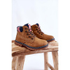 Chlapčenské Big Star čižmy hnedej farby, KK374130 CAMEL__22183-33 33
