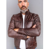 Max Original Leather Pánska kožená bunda GUISEPPE brown (2XL 54-56) - Brown - 2XL