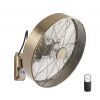 ZEVENTI - Nástenný ventilátor FANNY 50W/230V bronzový + diaľkové ovládanie ZEV027 + záruka 3 roky zadarmo