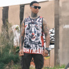 Yakuza tielko pánske Welcome Mesh UHB 26049 multicolor Veľkosť: XXL, Farba: multicolor