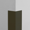 VMBal Plastová ochrana rohu LUX - TMAVÁ ČOKOLÁDA - 50 x 50 mm x 1,5 m - samolepiaci