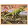 GOKI Drevené puzzle T-Rex 96 dielikov