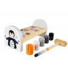 Magni Detská drevená zatĺkačka, Tučniak Magni Danish Toys 5700759427084