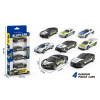 Auto polícia na spätné natiahnutie 4 ks 7,3 cm (W047791)