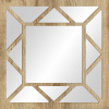 Styler Ornament zrkadlo 50x50 cm okrúhly dreva LU-12310
