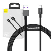 Kábel Baseus Superior Series USB na USB-C, 66 W, 1 m (čierny) 6953156205499