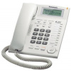 Panasonic KX-TS880FXW - jednolinkový, displej, CLIP, konektor pre n.s. 2,5mm, speakerphone, farba biela KX-TS880FXW