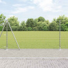 zahrada-XL Plot s stĺpmi Strieborná 1.2 x 10 m Oceľ 3351055