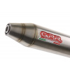 GPR Koncovka výfuku Slip-on GPR DEEPTONE QUSP.86DE.DEATV Brushed Stainless steel including removable db killer and link pipe
