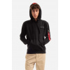 Mikina Alpha Industries Red Stripe Hoody 178314.03 čierna S