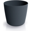 Prosperplast Deutschland Kvetináč Prosperplast MILLY ROUND antracitový 12,9 cm