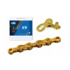 Reťaz na bicykel KMC X9 Gold 9/ (6,6 - 6,8 mm)