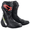 Boty SUPERTECH R, ALPINESTARS (černá/bílá/červená fluo/žlutá fluo, vel. 43)