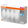 Žiarovka, žiarivka - OSRAM 4X LED žiarovka E14 5,5W = 40W 470LM 4000K (OSRAM 4X LED žiarovka E14 5,5W = 40W 470LM 4000K)