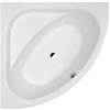 LAUFEN Solutions rohová vaňa akrylátová, odtok v strede, 1500 x 1500 x 460 mm, biela, H2445000000001