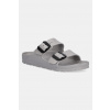 Šľapky Birkenstock Arizona Stealth Buckle EVA dámske, šedá farba, 1029800
