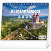 NOTIQUE Stolový kalendár Rozprávkové Slovensko 2026, 16,5 x 13 cm