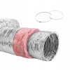 VEVOR Wąż Aluminiowy Długość 7620MM Średnica 130MM 25MM Grubość Rury