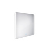 Nimco Zrcadlo se senzorem 70x80 cm hliník ZP 17003V